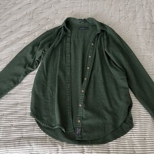 Green A&F Flannel